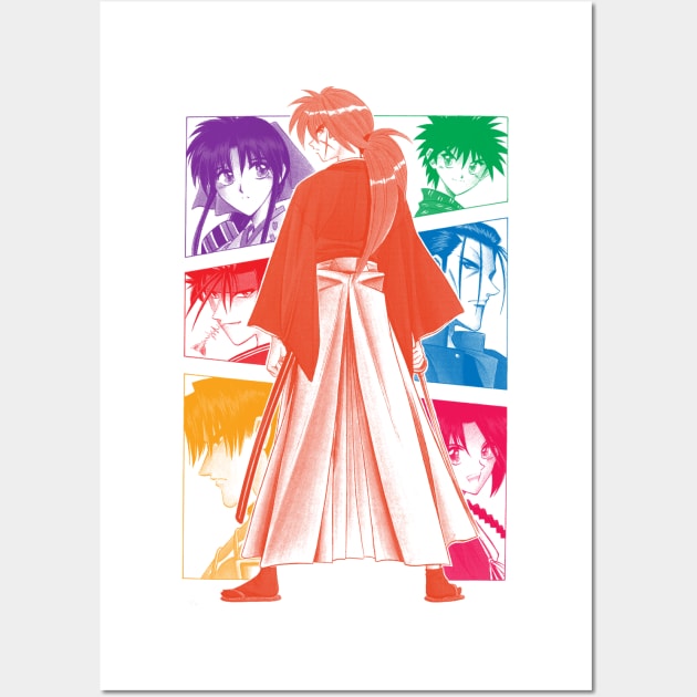 Color Kenshin Light Wall Art by geekingink